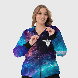 Женский 3D-костюм Bon Jovi space rock, цвет: 3D-черный — фото 2