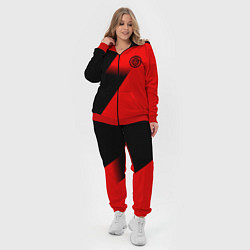 Женский 3D-костюм Inter geometry red sport, цвет: 3D-красный — фото 2