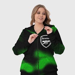 Женский 3D-костюм Arsenal sport halftone, цвет: 3D-черный — фото 2
