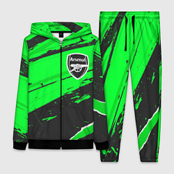Женский 3D-костюм Arsenal sport green, цвет: 3D-черный