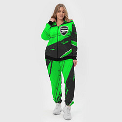 Женский 3D-костюм Arsenal sport green, цвет: 3D-черный — фото 2