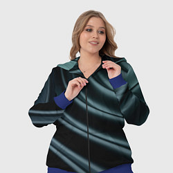 Женский 3D-костюм Темная волна, цвет: 3D-синий — фото 2