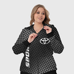 Женский 3D-костюм Toyota sport carbon, цвет: 3D-черный — фото 2