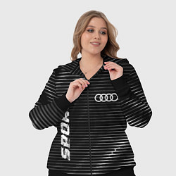 Женский 3D-костюм Audi sport metal, цвет: 3D-черный — фото 2