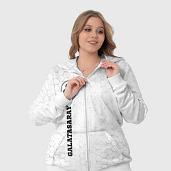 Женский 3D-костюм Galatasaray sport на светлом фоне по-вертикали, цвет: 3D-белый — фото 2