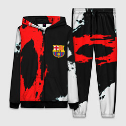 Женский 3D-костюм Barcelona fc краски спорт, цвет: 3D-черный