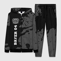 Женский 3D-костюм Bayer 04 sport на темном фоне по-вертикали, цвет: 3D-черный