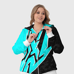 Женский 3D-костюм Mint graffiti, цвет: 3D-белый — фото 2