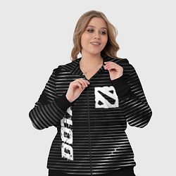 Женский 3D-костюм Dota metal game lines, цвет: 3D-черный — фото 2