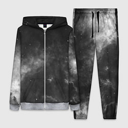Женский 3D-костюм Монохромный космос, цвет: 3D-меланж
