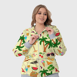 Женский 3D-костюм Летний отпускной паттерн, цвет: 3D-меланж — фото 2