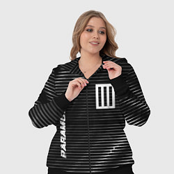 Женский 3D-костюм Paramore metal rock lines, цвет: 3D-черный — фото 2