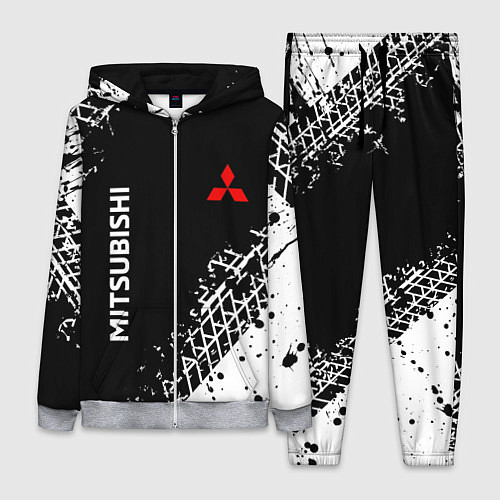 Женский костюм Митсубиши: следы от шин / 3D-Меланж – фото 1