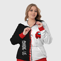 Женский 3D-костюм Among us предатель, цвет: 3D-красный — фото 2