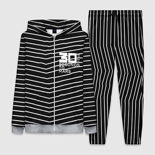 Женский костюм Thirty Seconds to Mars pattern optic / 3D-Меланж – фото 1