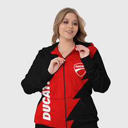 Женский 3D-костюм Ducati - logo, цвет: 3D-черный — фото 2