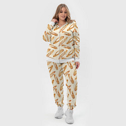 Женский 3D-костюм The baguette pattern, цвет: 3D-белый — фото 2