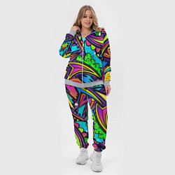 Женский 3D-костюм Яркое граффити, цвет: 3D-меланж — фото 2