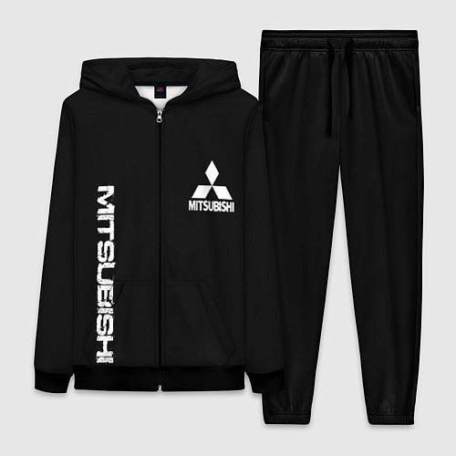 Женский костюм Mitsubishi logo white auto / 3D-Черный – фото 1