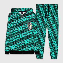 Женский 3D-костюм Juventus pattern logo steel, цвет: 3D-черный