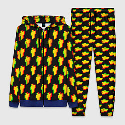 Женский костюм Billie Eilish glitch pattern