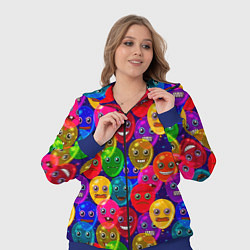 Женский 3D-костюм Шары монстры, цвет: 3D-синий — фото 2