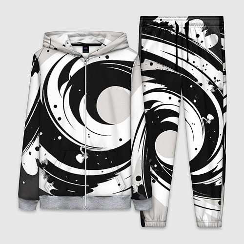 Женский костюм Экспрессивная абстракция - нейроарт / 3D-Меланж – фото 1