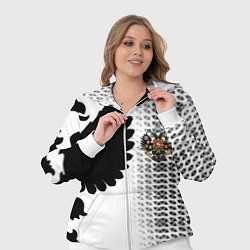 Женский 3D-костюм Россия имперский герб, цвет: 3D-белый — фото 2