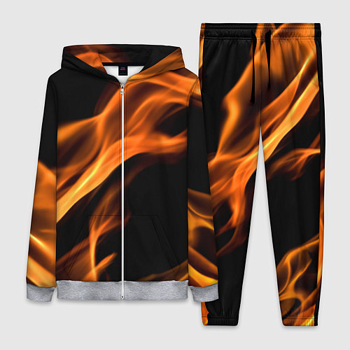 Женский костюм Языки пламени текстура / 3D-Меланж – фото 1