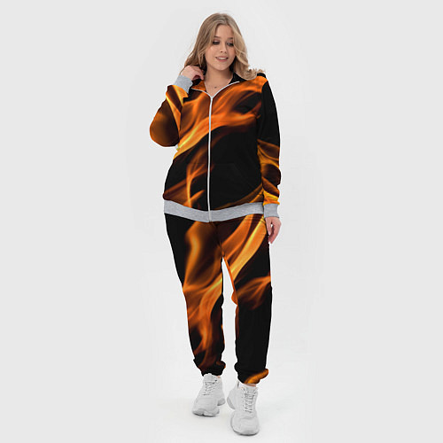 Женский костюм Языки пламени текстура / 3D-Меланж – фото 4