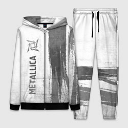 Женский 3D-костюм Metallica - white gradient по-вертикали, цвет: 3D-черный