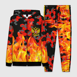 Женский костюм Герб РФ броня в огне