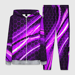 Женский 3D-костюм Неоновая броня текстура, цвет: 3D-меланж
