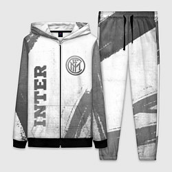 Женский 3D-костюм Inter - white gradient вертикально, цвет: 3D-черный