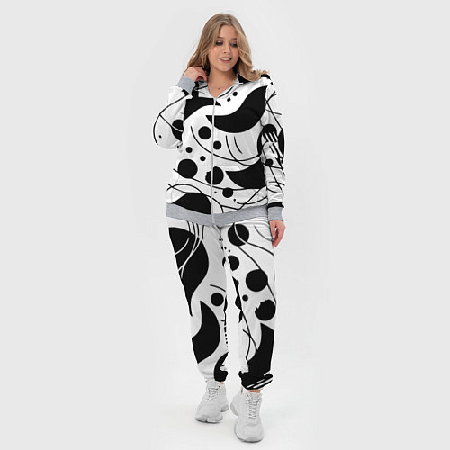 Женский костюм Fashion abstraction - ai art fantasy / 3D-Меланж – фото 4