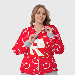 Женский 3D-костюм Roblox smile pattern, цвет: 3D-меланж — фото 2