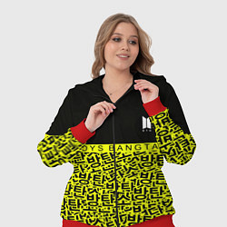 Женский 3D-костюм BTS pattern kpop, цвет: 3D-красный — фото 2