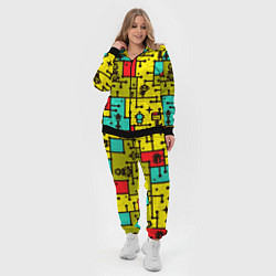 Женский 3D-костюм Роботы монстры паттерн, цвет: 3D-черный — фото 2