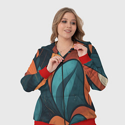 Женский 3D-костюм Темные и теплые контрасты, цвет: 3D-красный — фото 2