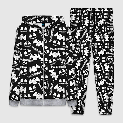 Женский костюм Marshmello pattern music / 3D-Меланж – фото 1