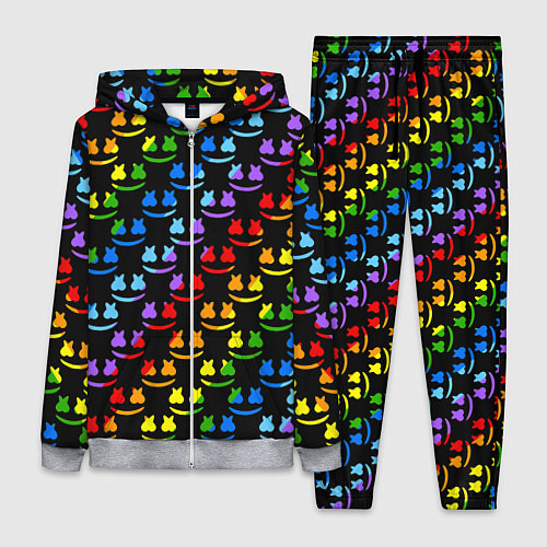 Женский костюм Marshmello pattern neon / 3D-Меланж – фото 1