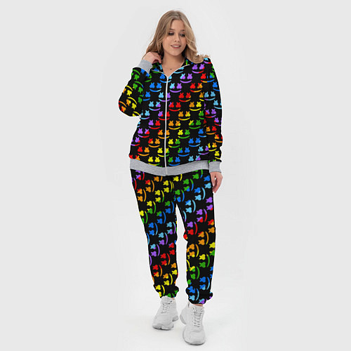 Женский костюм Marshmello pattern neon / 3D-Меланж – фото 4