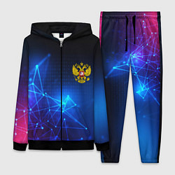 Женский костюм Герб РФ абстракция текстура