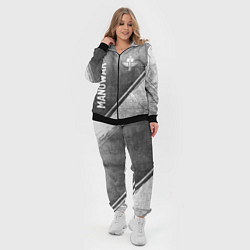 Женский 3D-костюм Manowar - grey gradient вертикально, цвет: 3D-черный — фото 2