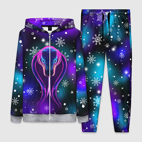 Женский костюм Космическая кобра / 3D-Меланж – фото 1