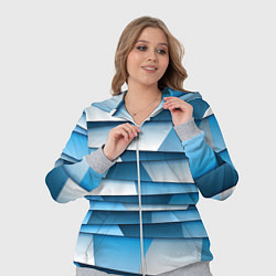 Женский 3D-костюм Geometry line, цвет: 3D-меланж — фото 2