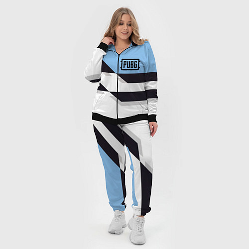 Женский костюм PUBG geometry steel / 3D-Черный – фото 4