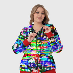 Женский 3D-костюм Marshmello music краски, цвет: 3D-красный — фото 2