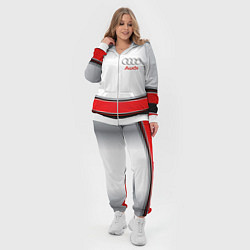 Женский 3D-костюм AUDI auto car, цвет: 3D-белый — фото 2