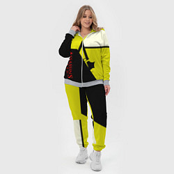 Женский 3D-костюм Assassins Creed geometry logo, цвет: 3D-меланж — фото 2